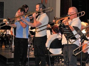 county brass band, concert, hastings