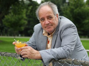 Bruce Deachman with a cocktail at Brewer Park. Ottawa, he says, should follow the leads of other cities and allow alcohol in parks.