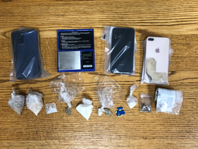 After raiding a drug house on Head Street in Simcoe on July 21, 2022, Norfolk OPP seized cocaine, fentanyl, methamphetamine, hydromorphone and other drug-associated items.