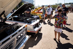 People at the Acden Show and Shine in Fort McMurray on August 13, 2023. Vincent McDermott/Fort McMurray Today/Postmedia Network