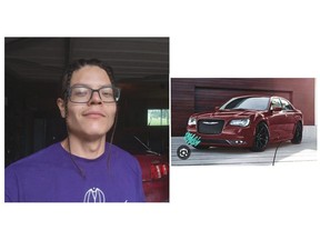 Six Nations Police are asking for the public's help to locate Jared, a 26-year-old Indigenous male from Ohsweken on the Six Nations of the Grand River Territory. He was last seen two weeks ago, travelling in a red Chrysler 300 similar to the photo above.