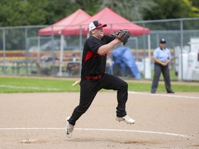 Pitcher Connor Brooks of the Napanee Express