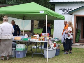 Vendor booth and museum building