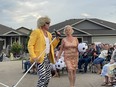 Ronnie and Marie Scott from Iconic Tributes performed at the block party.