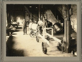 Workers from the Wettlaufer Brothers' Mitchell plant