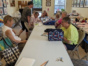 Members of the Capreol Needlework Club meet every Tuesday from 10 am.-noon at the at the Northern Ontario Railroad Museum & Heritage