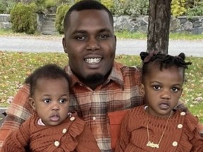 Andrew Mackey, who was shot and killed on the weekend, has two daughters - Oceann and Octavia