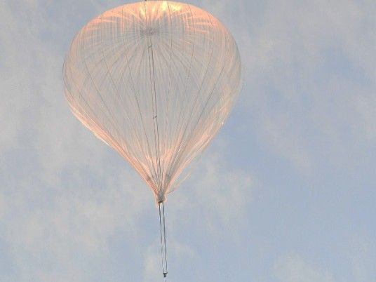 Stratospheric balloon launches French, Italian, Canadian ...