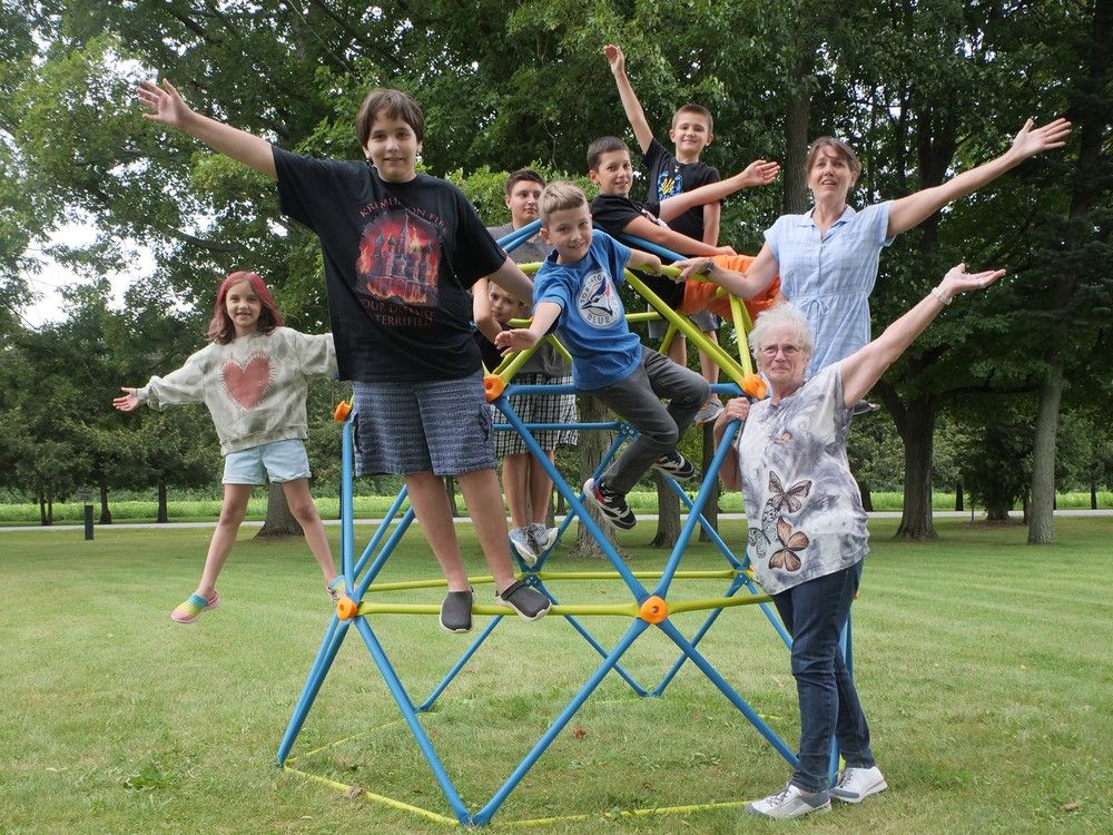 Vittoria foundation donates playground equipment to Schafer House The