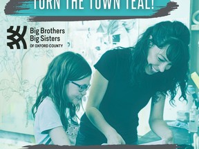 Turn the Town Teal poster