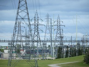 Manitoba Hydro equipment, in Winnipeg. Friday, June 5/2020.