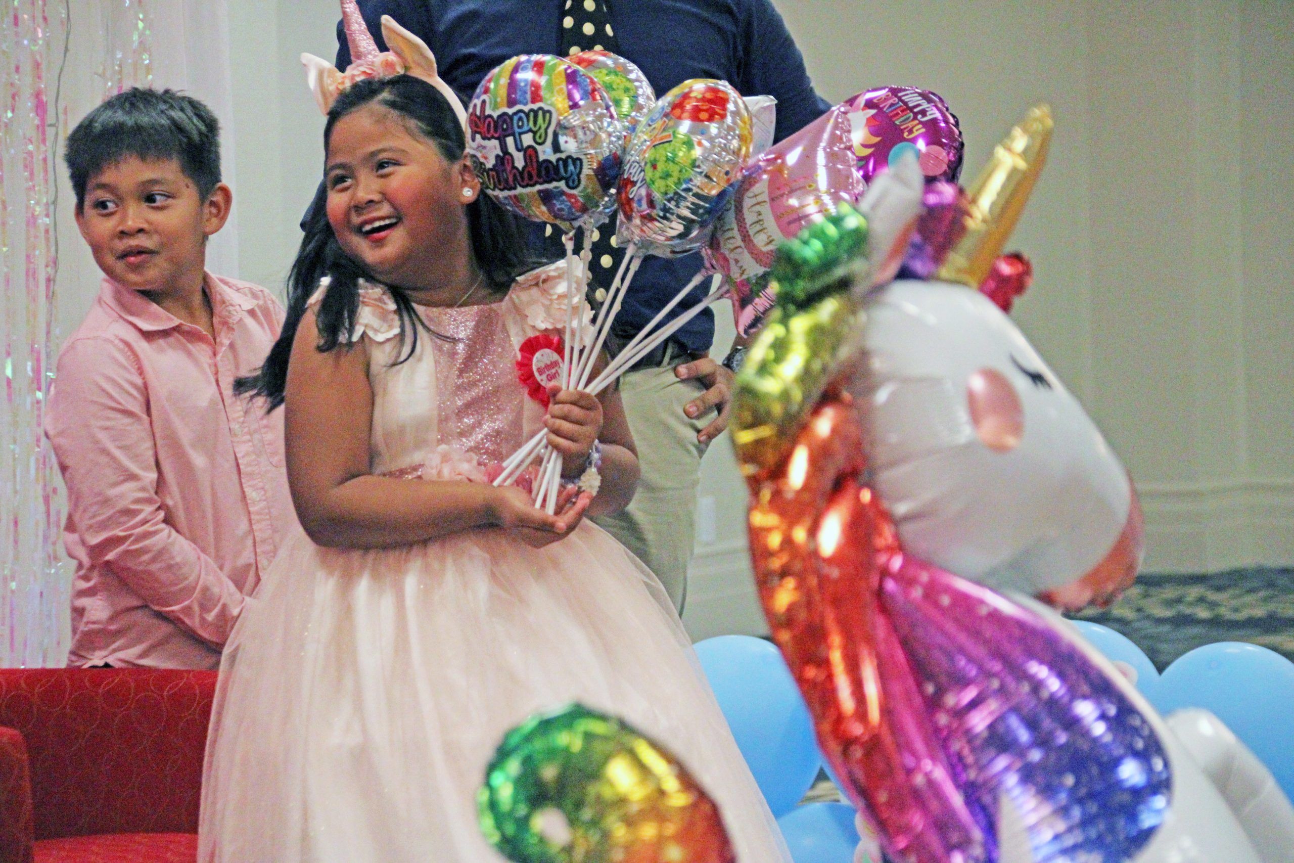 Filipino birthday for seven-year old sees traditions on display