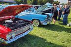 A large crowd came out to the Ridgetown Fairgrounds for the East Kent Hot Rods for Hospice Fall Festival on Saturday.  (Trevor Terfloth/The Daily News)