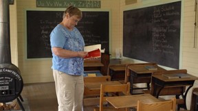 When Schofield was a student in Nova Scotia, her classroom had ten students, with two of them in her grade.