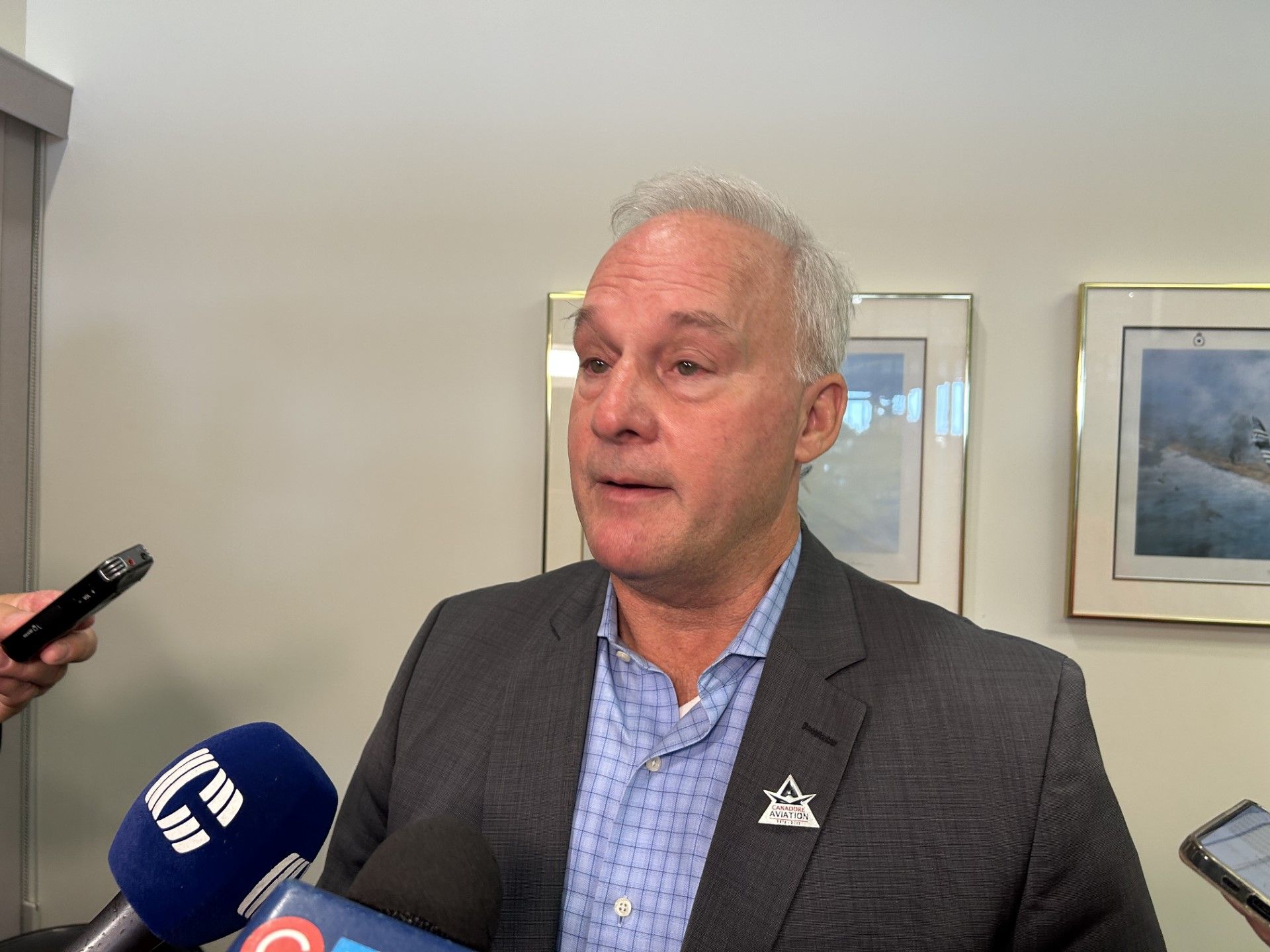canadore-college-president-george-burton-talks-to-local-media-the