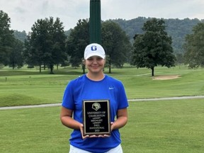 Brantford's Hailey Hendershott captured her second straight NCAA Division II golf championship. Submitted