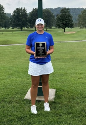 Brantford's Hailey Hendershott captured her second straight NCAA Division II golf championship. Submitted