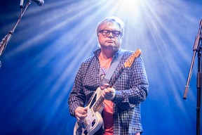Steven Page, formerly of the Barenaked Ladies, performs with the supergroup Trans-Canada Highwaymen at Wood Buffalo Ribfest in Fort McMurray on September 1, 2023. Vincent McDermott/Fort McMurray Today/Postmedia Network