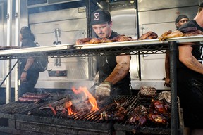 Ribbers at Wood Buffalo Ribfest in Fort McMurray on August 31, 2023. Vincent McDermott/Fort McMurray Today/Postmedia Network