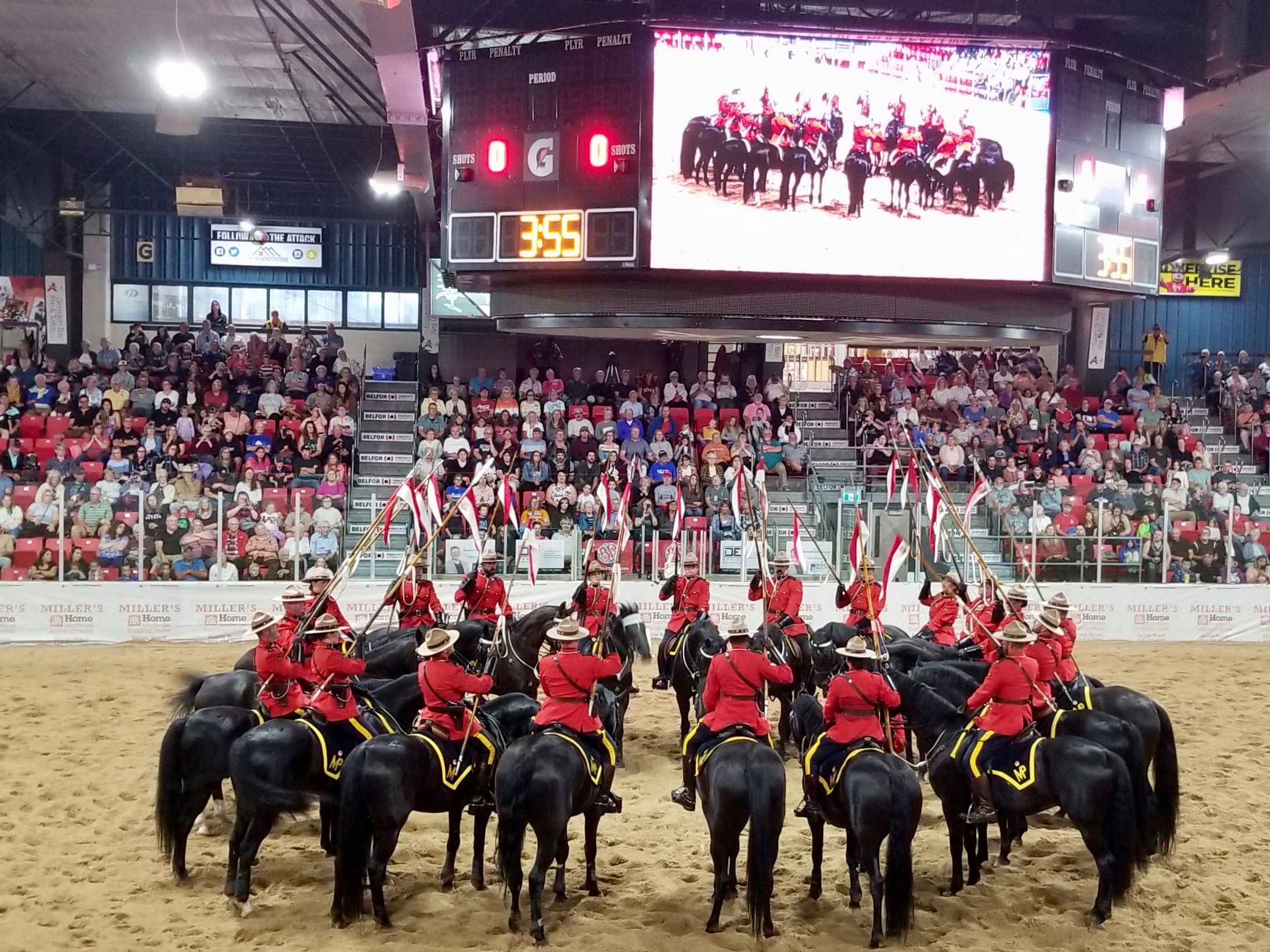 Scarletclad Mounties turn heads during Owen Sound stop The Shoreline Beacon