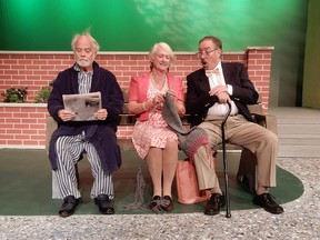 Phil Perrin, Judy Tetlow and Harold Potter
