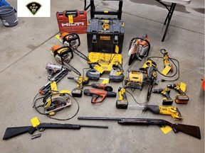 Frontenac OPP discovered various tools and items in a home
