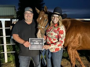 Shayla Shupac was the youth saddle winner in the Bohnet's Barrel Barn Saddle Series, a Mayerthorpe-area barrel racing competition held from April to August.