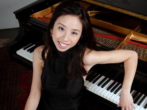 Pianist Angela Park is shown here in a photo by Bo Huang. She will perform with clarinetist James Campbell and soprano Leslie Fagan Oct. 4, 7:30 p.m., at Sarnia's Imperial Theatre. It will be the opening performance of the Sarnia Concert Association's new season.