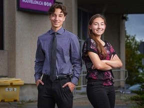 Zackary Vaillancourt and Mariska Lamothe will serve as student trustees for Conseil scolaire catholique Nouvelon.