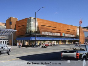 A view of what the Greater Sudbury Public Library might look like at Elm Place mall