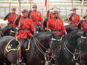 The RCMP Musical Ride performed twice in Simcoe Tuesday. CHRIS ABBOTT