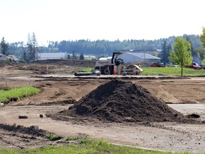 Workers continued construction of the Legion St. extension into Festival Park in September 2023. According to the Town of Whitecourt, the project is entering its final phase, with paving planned in late October.