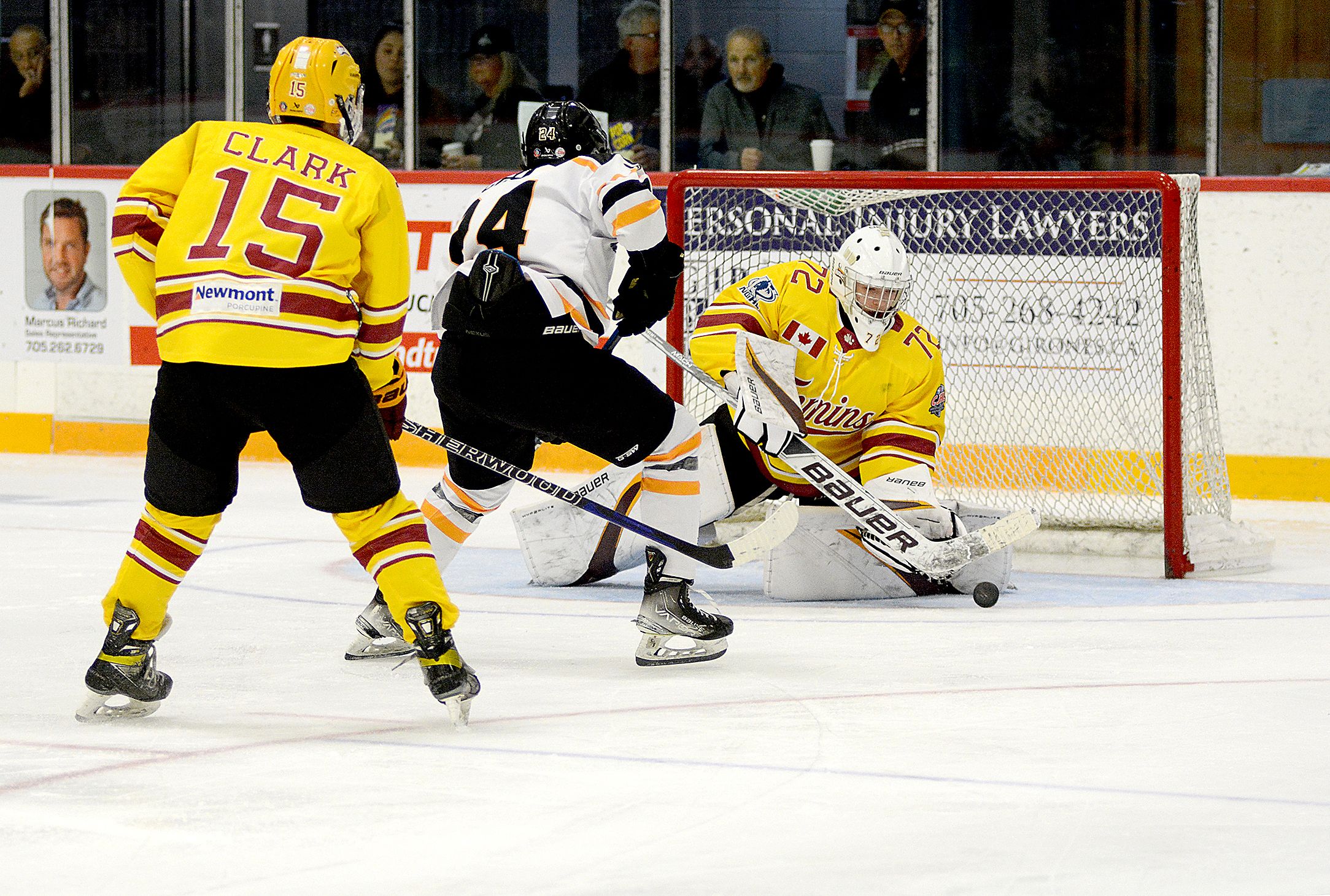 GALLERY: Rock storm past Iroquois Falls to regain mojo | Sudbury Star