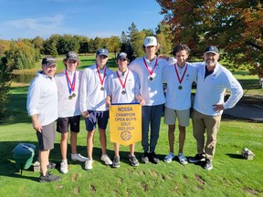 Ryan Di Salle led the Lo-Ellen Park senior boys golf team to a championship at the recent NOSSA event at Lively Golf Course.