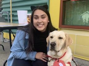 This Londoner and her guide dog are graduating from their