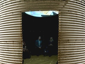 The 40-Tonne Viewfinder, a multimedia-art installation created inside an old grain bin by a group of five audio-visual and arts professionals who grew up together in Stratford called the Common Collective, was recently displayed on exhibit at the Confederation Arts Centre in Charlottetown P.E.I.