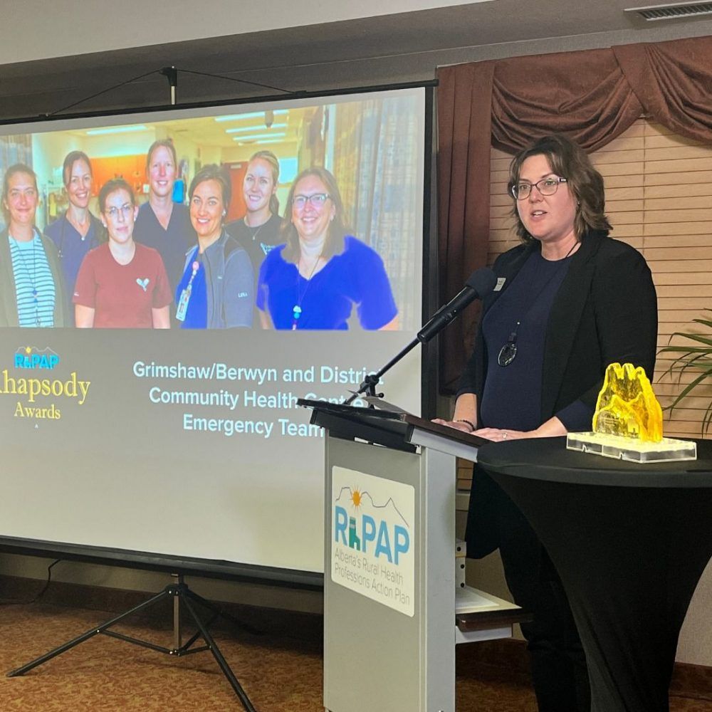 Grimshaw/Berwyn district community emergency team wins RhPAP award