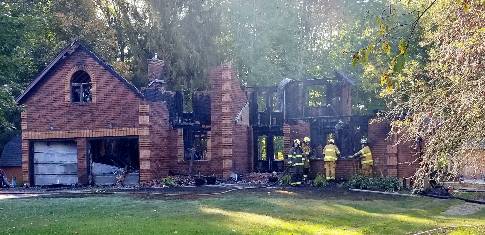 Fire Destroys Pottawotomi Village Home This Morning | Owen Sound Sun Times