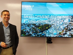 Jeff Cyr, Envision Saint John's executive director of economic intelligence and real estate