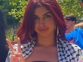 Yara Jamal, listed on CTVs website as a writer and production assistant, was also at a Pro-Palestine rally in Halifax Sunday and quoted saying there is no room for a "Zionist" state.