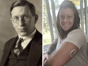 Rebecca Redmond of London is a distant relative of Sir Frederick Banting.