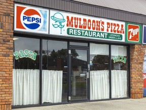 Muldoon's Pizza on Wonderland Road in London's Westmount neighbourhood is shown on Monday Oct. 16, 2023. Mike Hensen/The London Free Press
