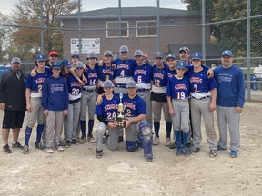 Simcoe Composite School captured the AABHN boys baseball championship on Wednesday. Staff