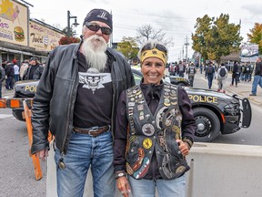 Peter and Mary Lollar are bikers from Toronto