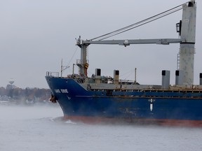 Cargo Ship Lake Erie