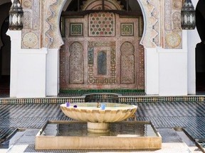 Al Karaouine mosque/university courtyard, Morocco