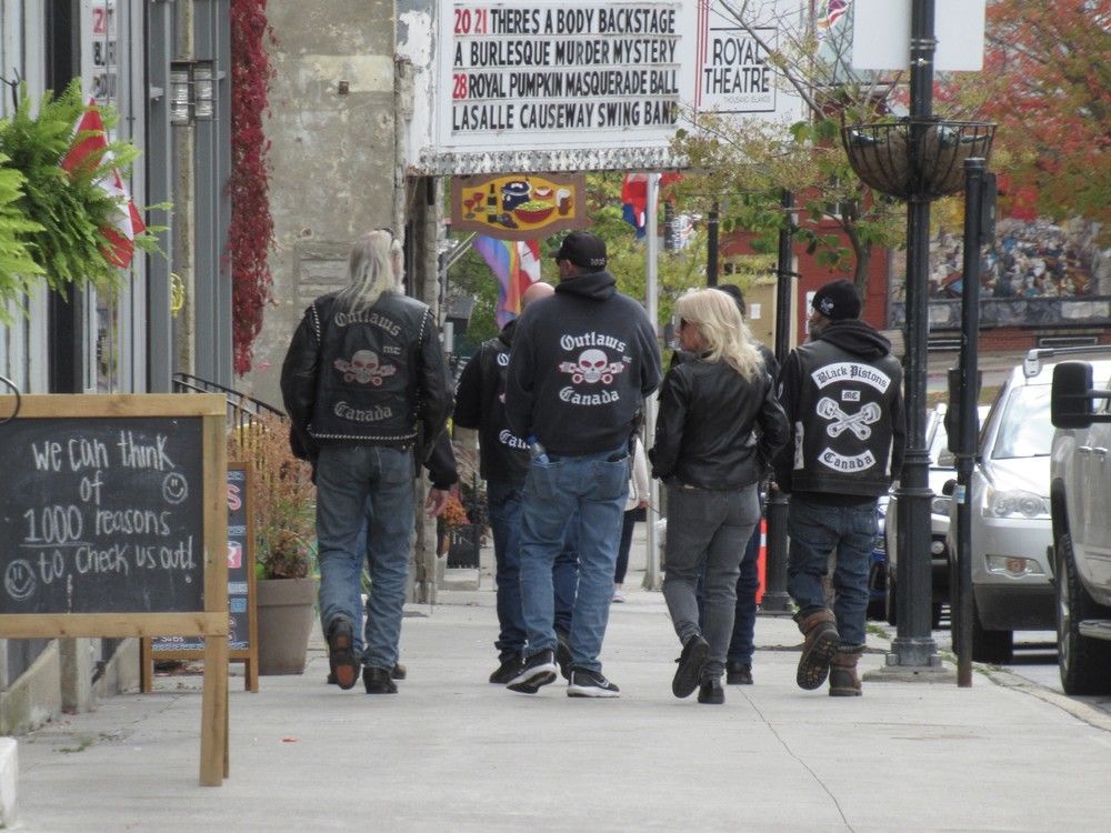 Outlaws bikers gather in Gananoque to mark Friday the 13th | The ...