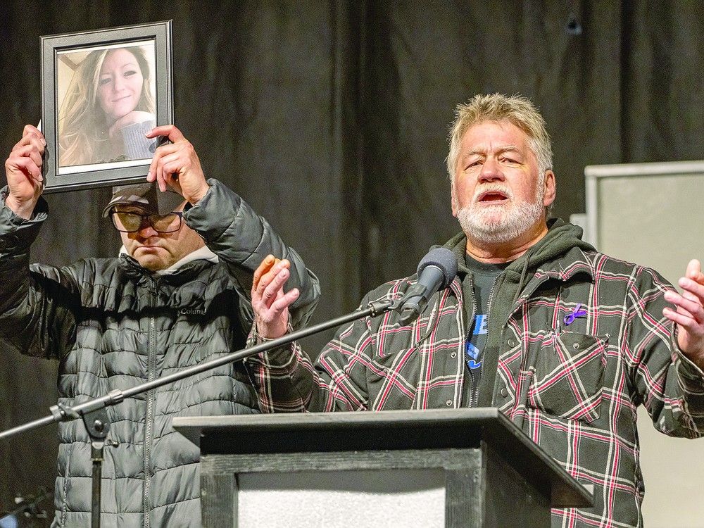 Shooting Victim Sweeney Remembered Saturday Sault Star   Sh Rally Against Intimate Partner Violence Brian Sweeney Fa 