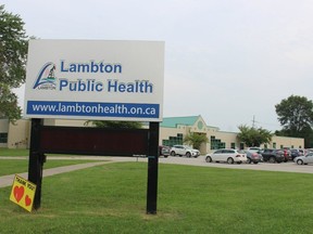 The Lambton Public Health office in Point Edward. (File photo/The Observer)