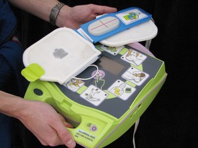 An automated external defibrillator